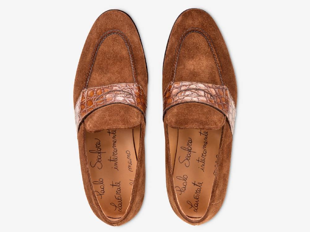Paolo Sartori Art. 726 Loafer in Suede Snuff Shopping Online