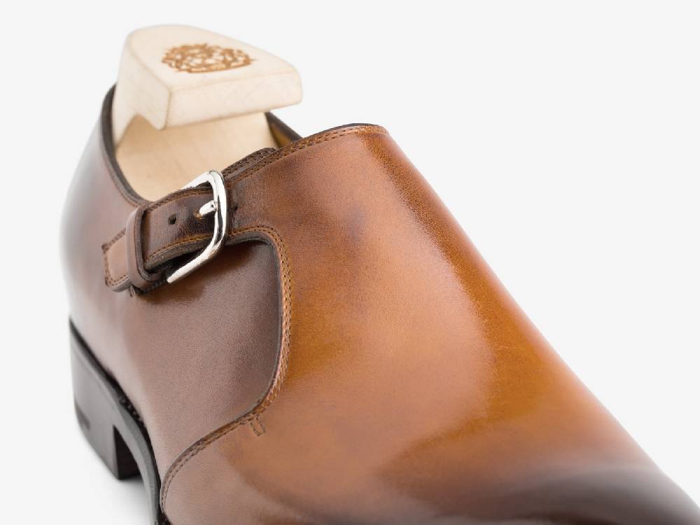 Paolo Sartori Art.655 Mono Fibbia in pelle Anticata Cognac Online