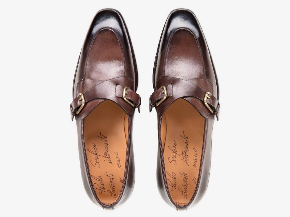 Paolo Sartori Art. 774 Loafer in Antiqued Vietri Leather Offerte