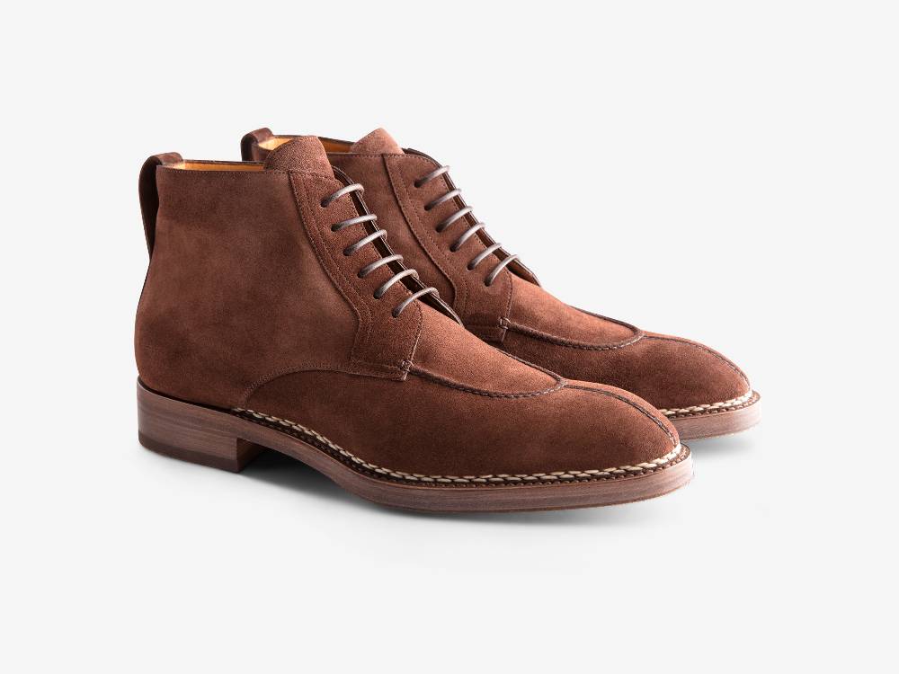 Paolo Sartori Art. 708 Boots in Camoscio Marrone In Linea