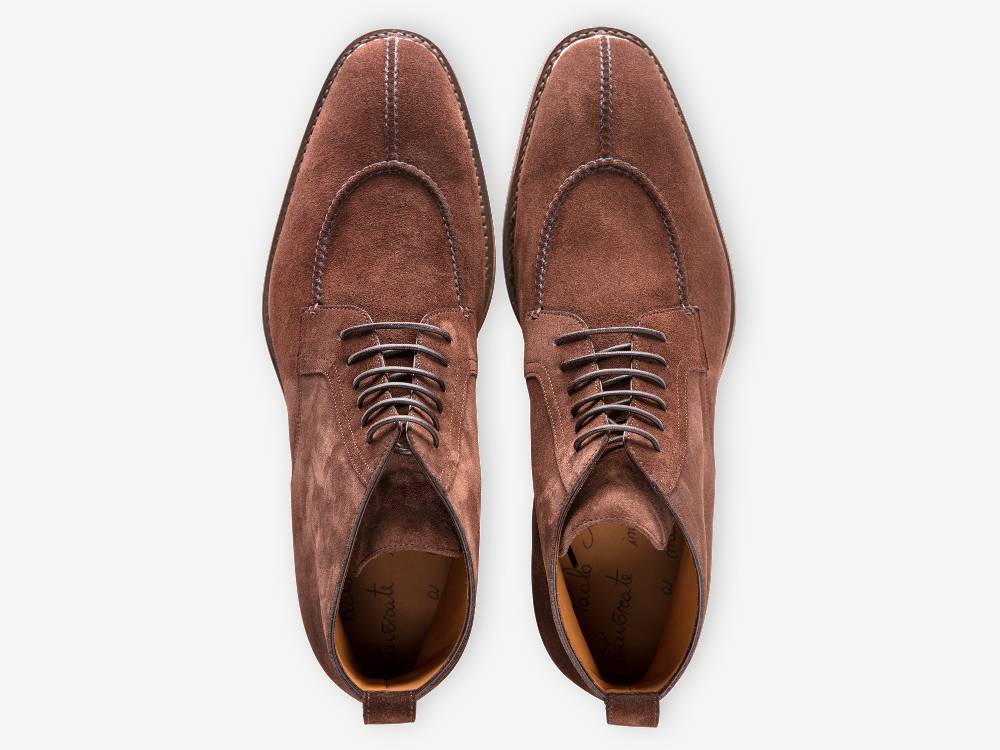 Paolo Sartori Art. 708 Boots in Camoscio Marrone In Linea