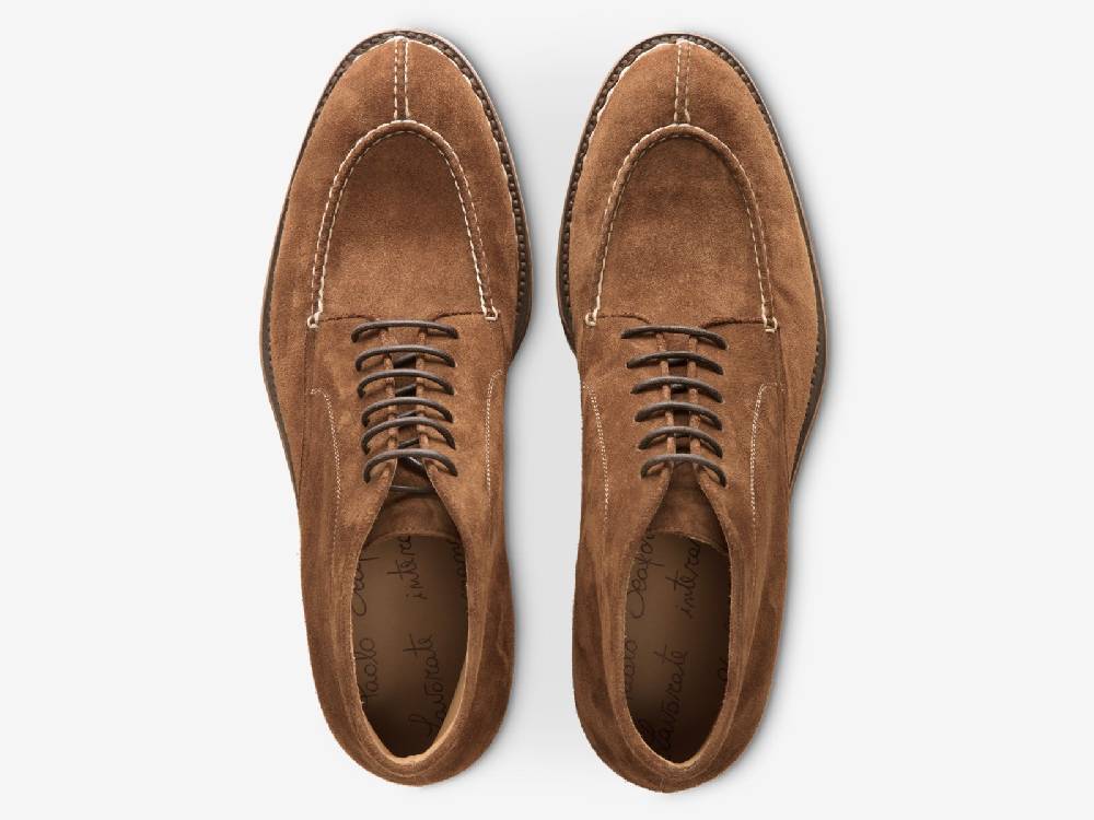Paolo Sartori Art.667 Oxford in Camoscio Snuff Nuovo