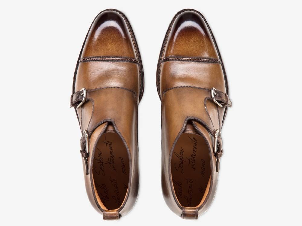 Paolo Sartori Art. 771 Boots Monkstrap in Antiqued Autunno Leather Qualità