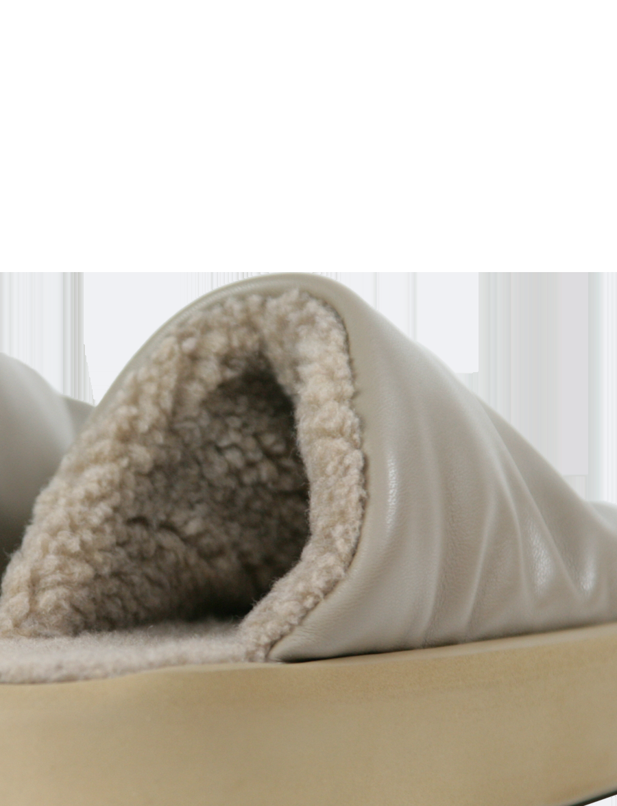 Piumestudio Sabot Sky + Fur Toupe Vendita Economica