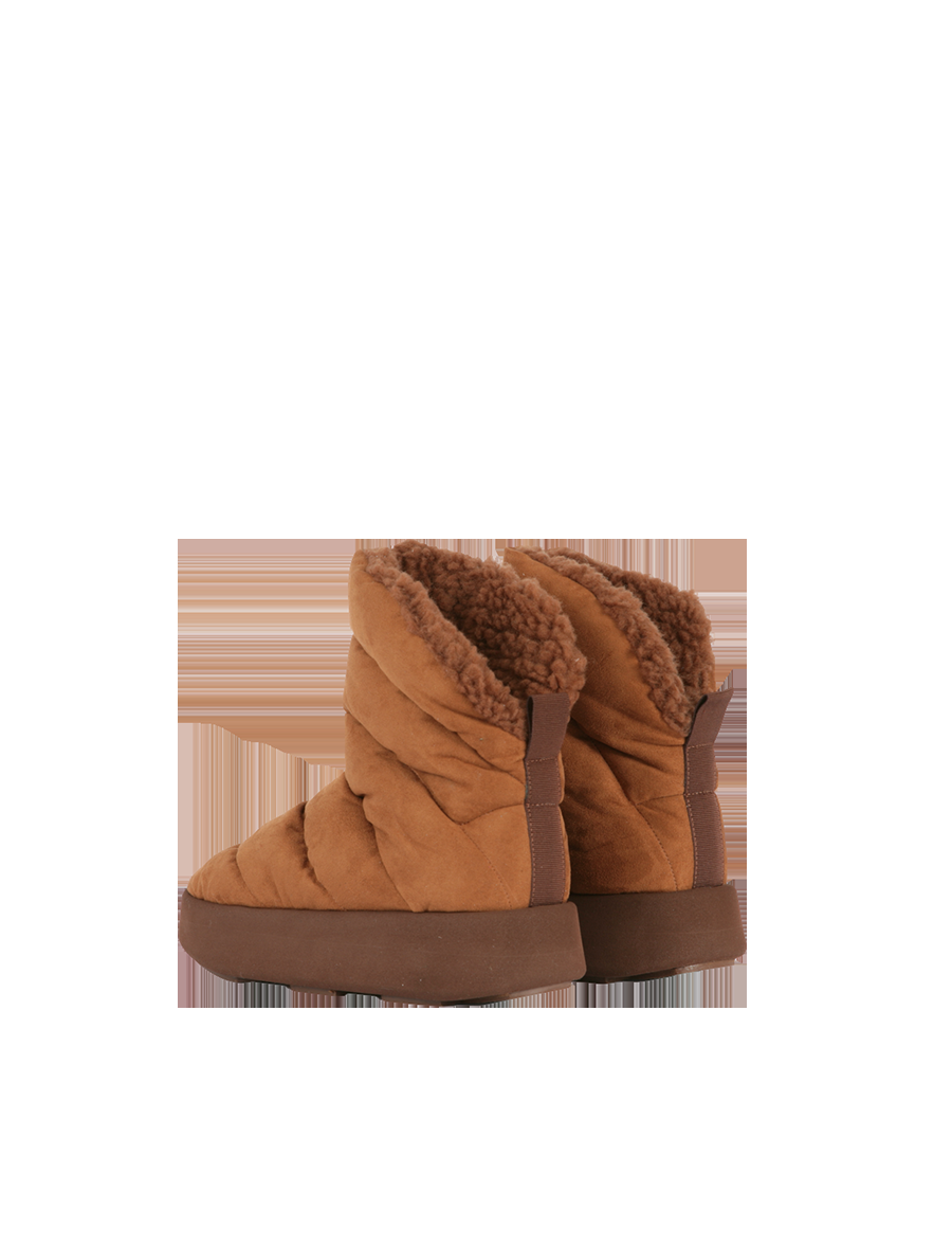 Piumestudio Luna Plat Suede & Fur Ruggine Moda