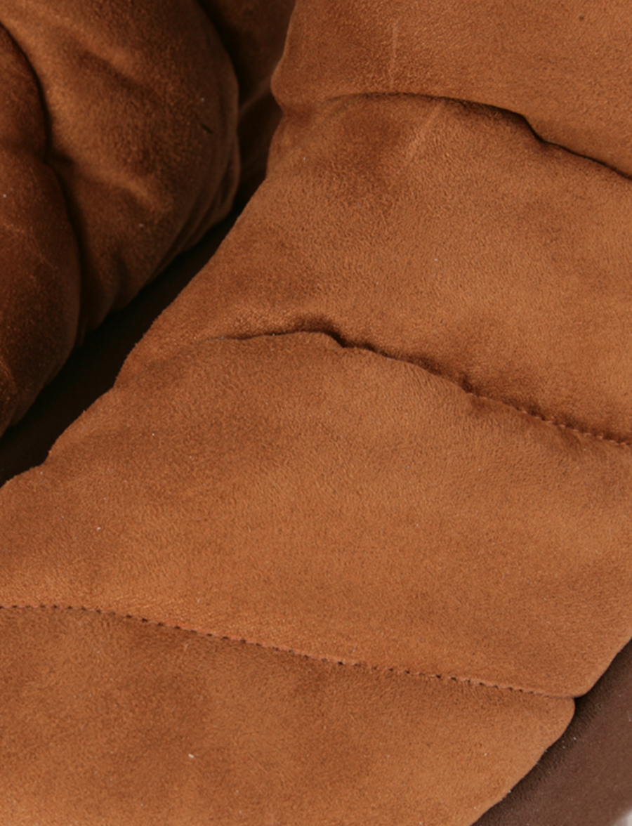 Piumestudio Luna Plat Suede & Fur Ruggine Moda