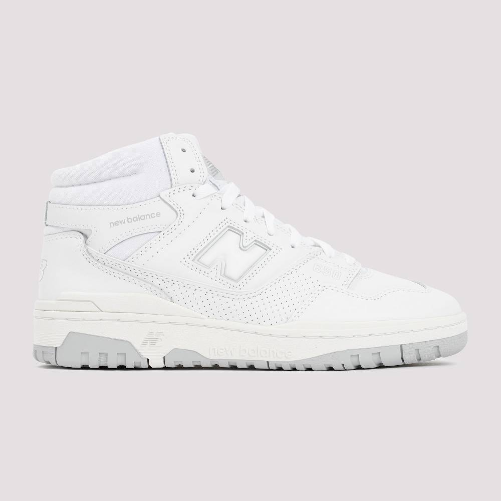 ﻿NEW BALANCE  Sneakers Alte Bianche in Pelle Uomo New Balance 650 Offerte