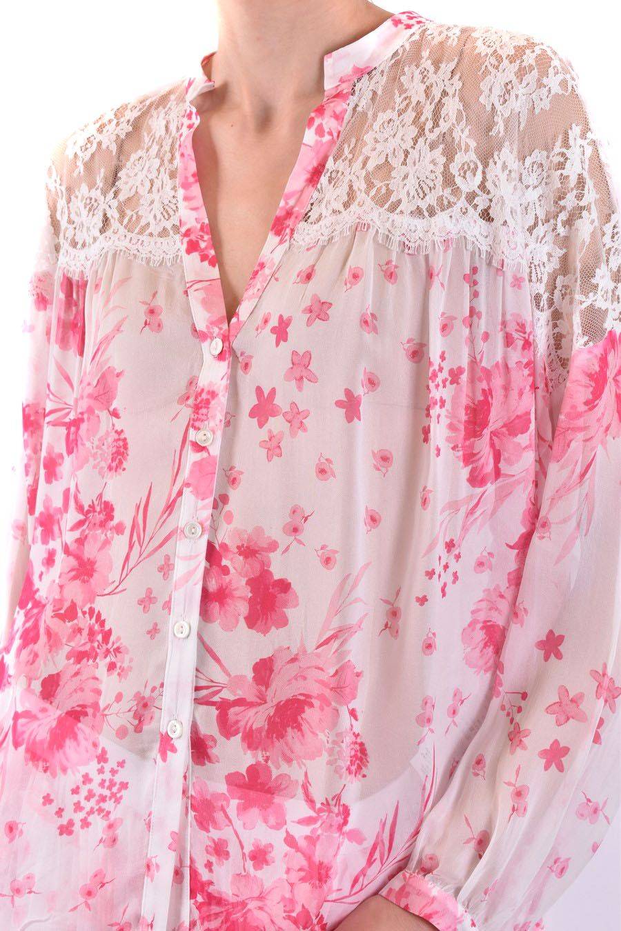 ERMANNO SCERVINO  Camicia Bianca in Viscosa da Donna Ermanno Scervino Vendite Flash