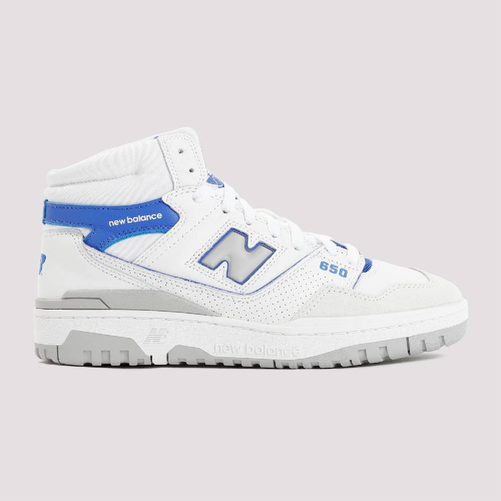 NEW BALANCE  Sneakers New Balance 650 in Pelle Bianco & Blu - Uomo Spedizione Gratuita