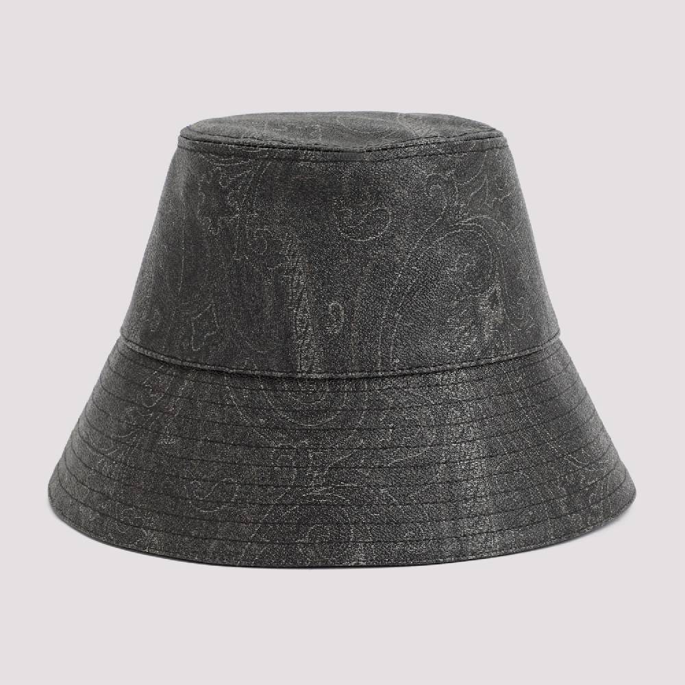 ETRO  Cappello Secchiello ETRO Paisley in Cotone - Nero Soddisfazione Garantita