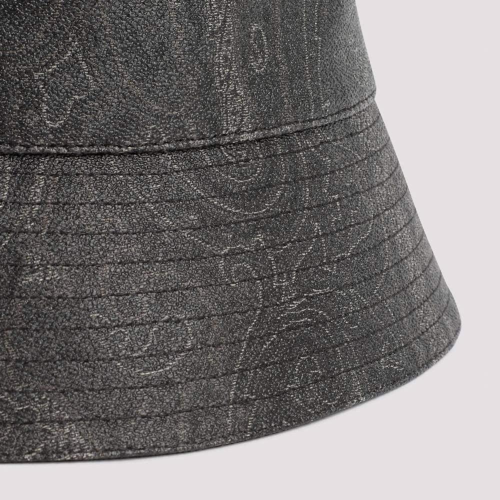 ETRO  Cappello Secchiello ETRO Paisley in Cotone - Nero Soddisfazione Garantita