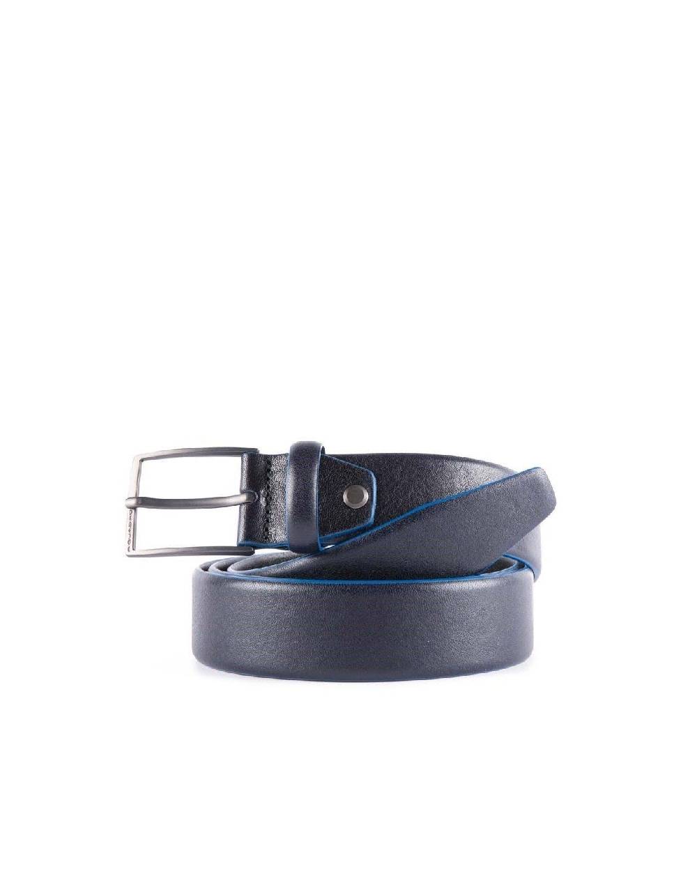 PIQUADRO  Cintura Uomo Pelle Blu Piquadro - Stile Raffinato Negozi Online
