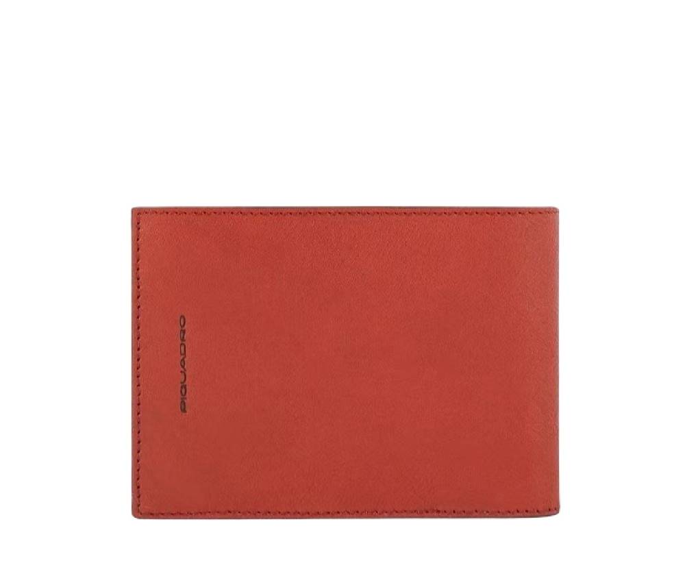 PIQUADRO  Portafoglio Piquadro Uomo in Pelle Arancione Fino Al -60%