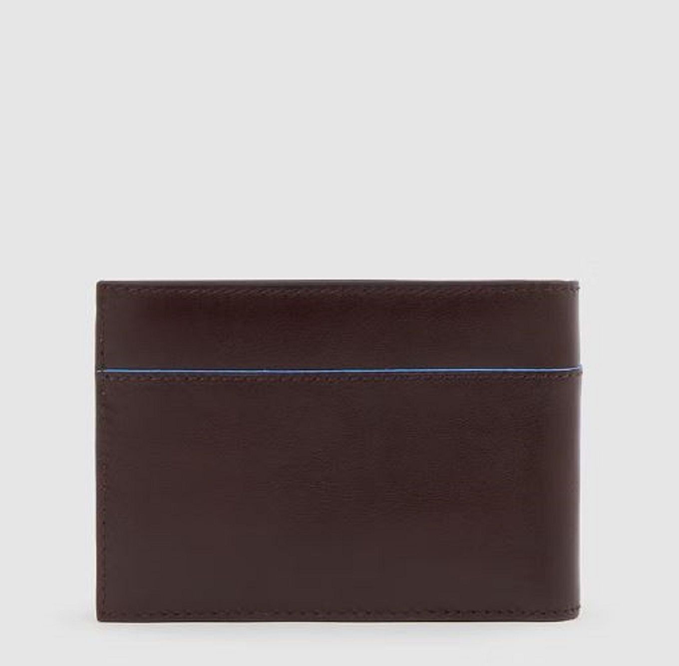 PIQUADRO  Portafoglio Piquadro in Pelle Marrone Scuro - Compatto ed Elegante Saldi