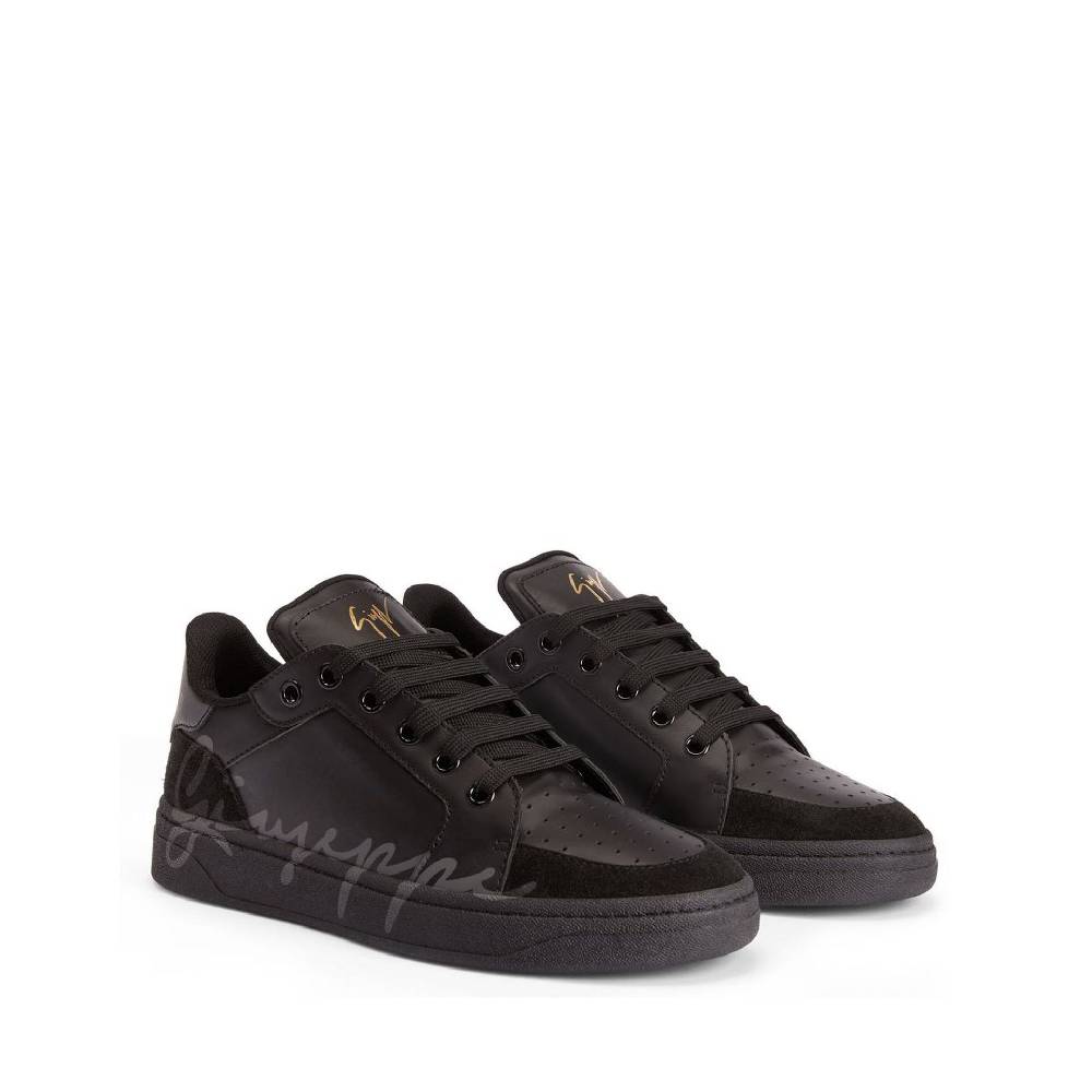 GIUSEPPE ZANOTTI DESIGN  Sneakers Basse in Pelle di Vitello Nera Giuseppe Zanotti 2025
