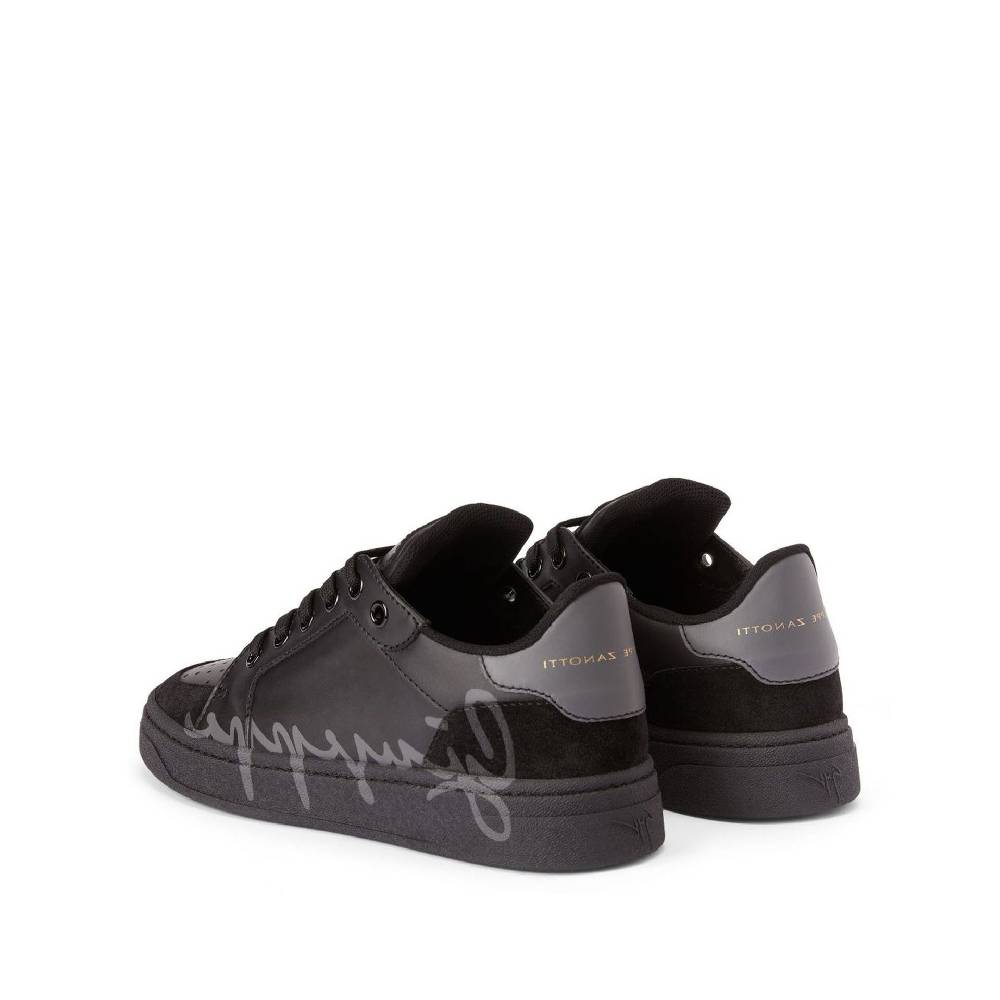 GIUSEPPE ZANOTTI DESIGN  Sneakers Basse in Pelle di Vitello Nera Giuseppe Zanotti 2025