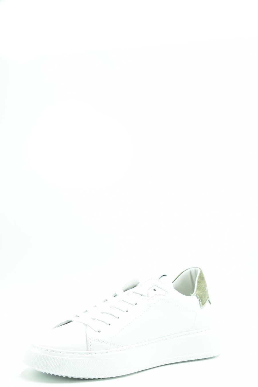 PHILIPPE MODEL  Sneakers in Pelle Bianca Uomo Philippe Model BTLUVCD2 Qualità