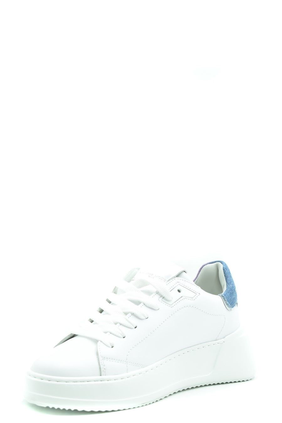 PHILIPPE MODEL  Sneakers Philippe Model da Donna in Pelle Bianca Promozione Limitata
