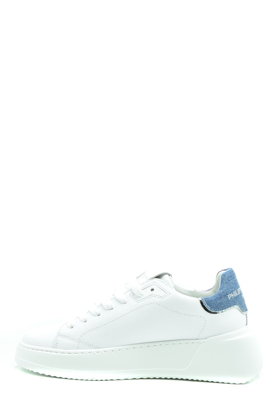 PHILIPPE MODEL  Sneakers Philippe Model da Donna in Pelle Bianca Promozione Limitata