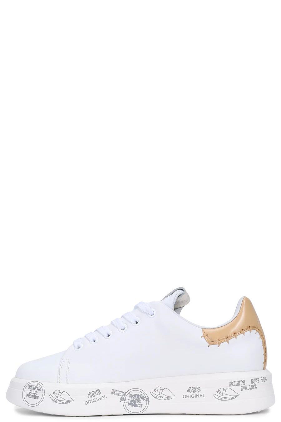 PREMIATA  Sneakers di Pelle Multicolore Premiata BELLEVAR6711 per Donne Fino Al -60%