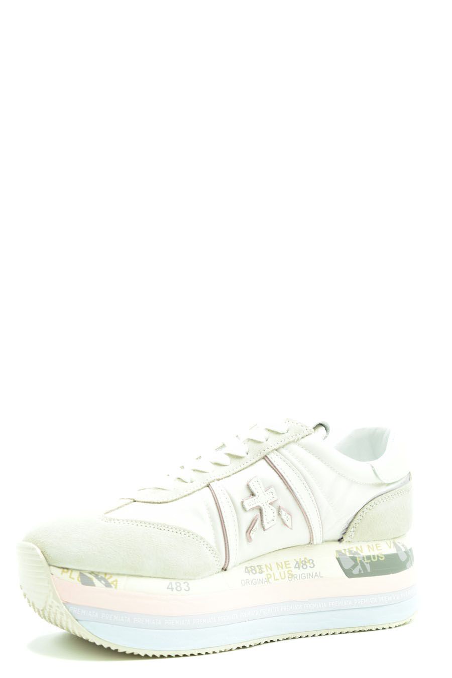 PREMIATA  Sneakers di Pelle Multicolore PREMIATA BETHVAR6234 per Donna Prezzo Ridotto