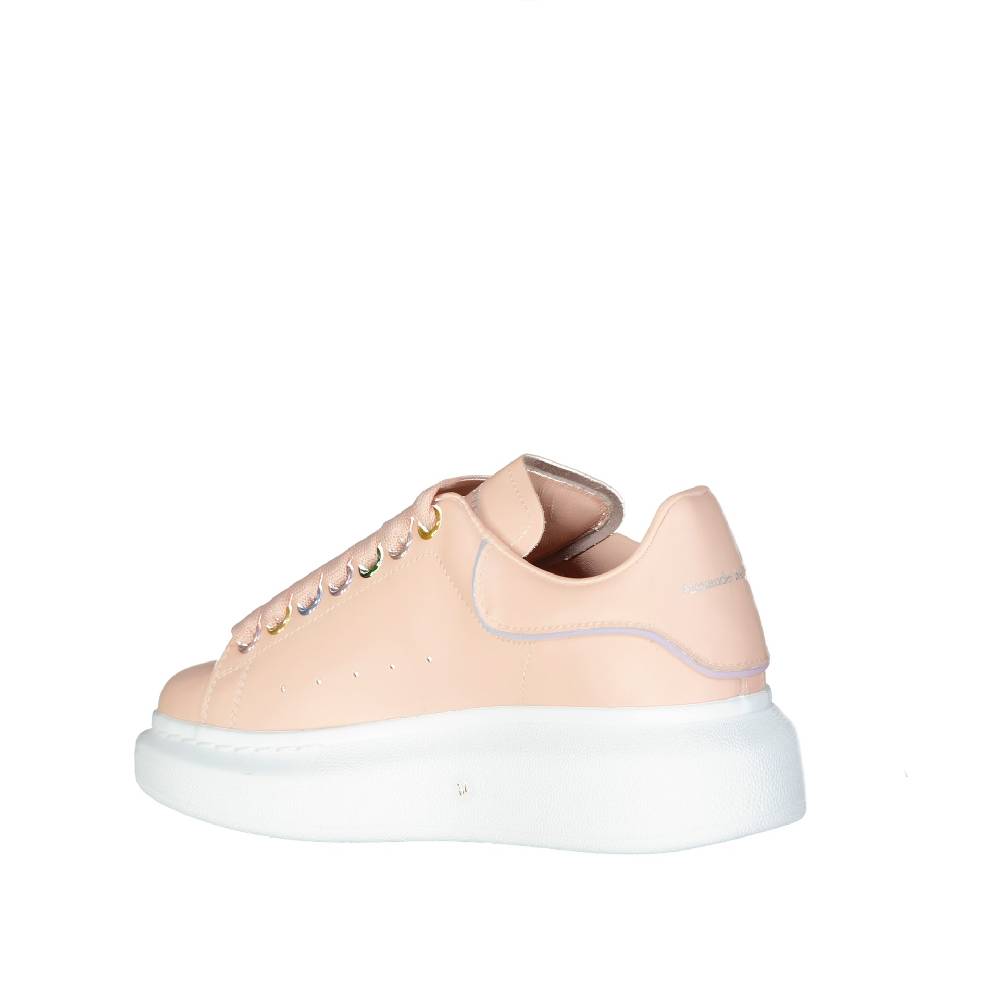 ALEXANDER MCQUEEN  Sneakers Oversize in Pelle Rosa Alexander McQueen Convenienza