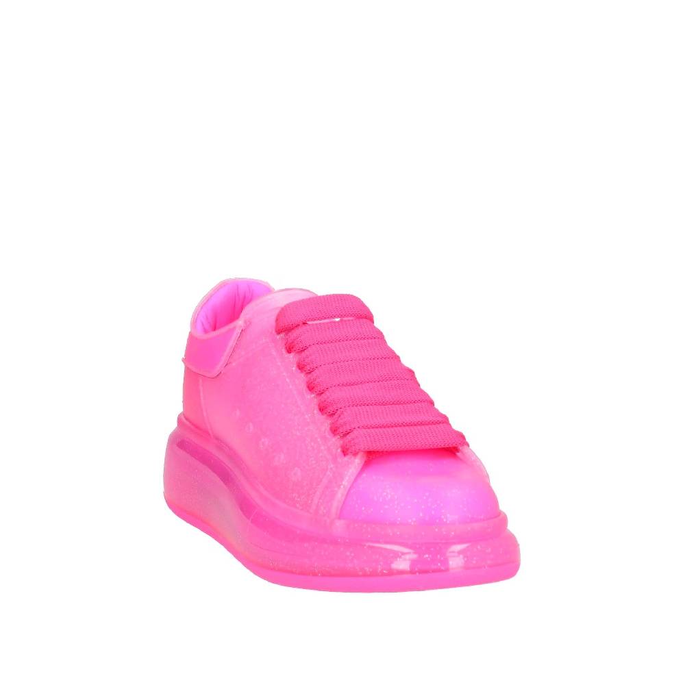 ALEXANDER MCQUEEN  Sneakers Oversize Glitter Rosa di Alexander McQueen Sconto