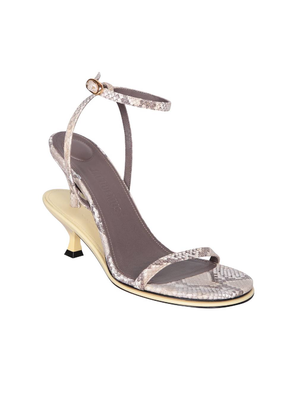 JACQUEMUS  Sandali Gialli in Pelle JACQUEMUS - Moda Donna Economico