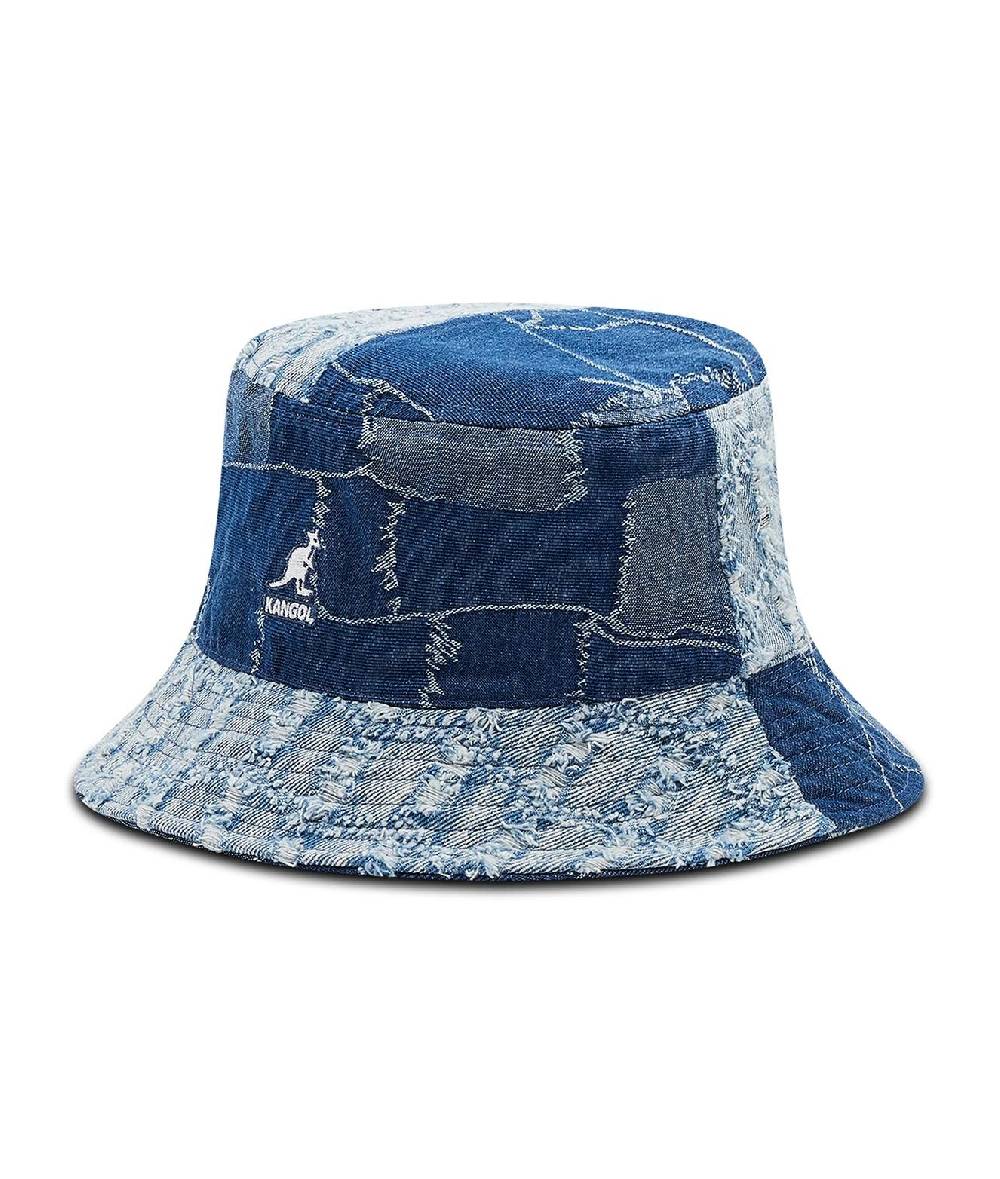 KANGOL  Cappello Secchiello in Denim Blu KANGOL da Donna Online