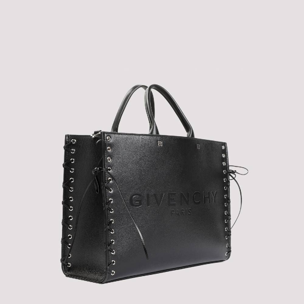 GIVENCHY  Givenchy Borsa Tote Nera in Pelle Media - Cerniera e Occhielli Hotsell