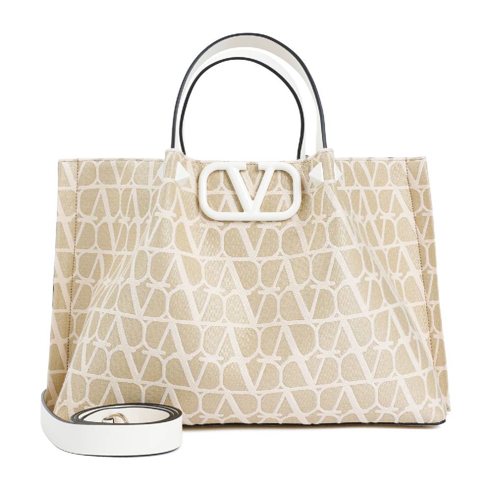 VALENTINO GARAVANI  Tote Medium VLogo Firma Valentino Garavani Color Nudo