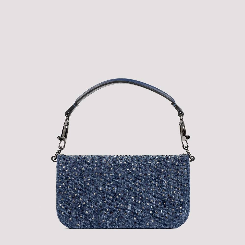 VALENTINO GARAVANI  Borsa a Spalla Piccola Blu con Strass di Valentino Garavani I Più Venduti