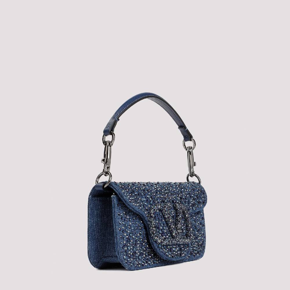 VALENTINO GARAVANI  Borsa a Spalla Piccola Blu con Strass di Valentino Garavani I Più Venduti