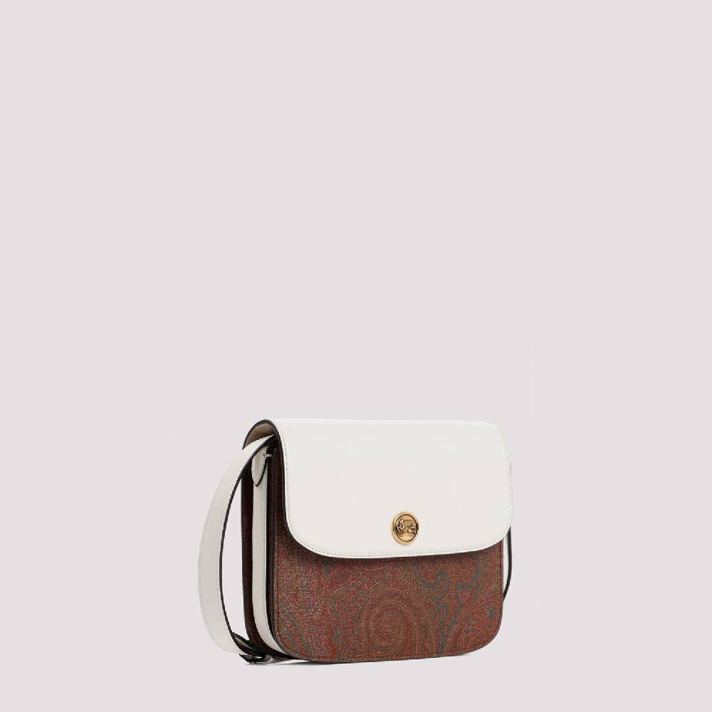 ETRO  Borsa Tracolla ETRO Paisley in Pelle Bianca Negozio