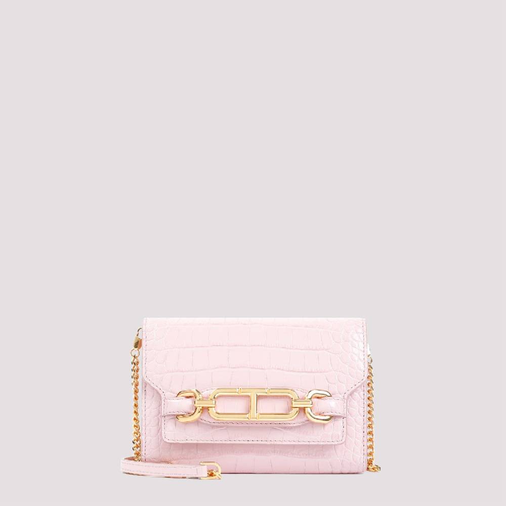 TOM FORD  Borsa da Donna in Pelle Coccodrillo Rosa Tom Ford In Saldo