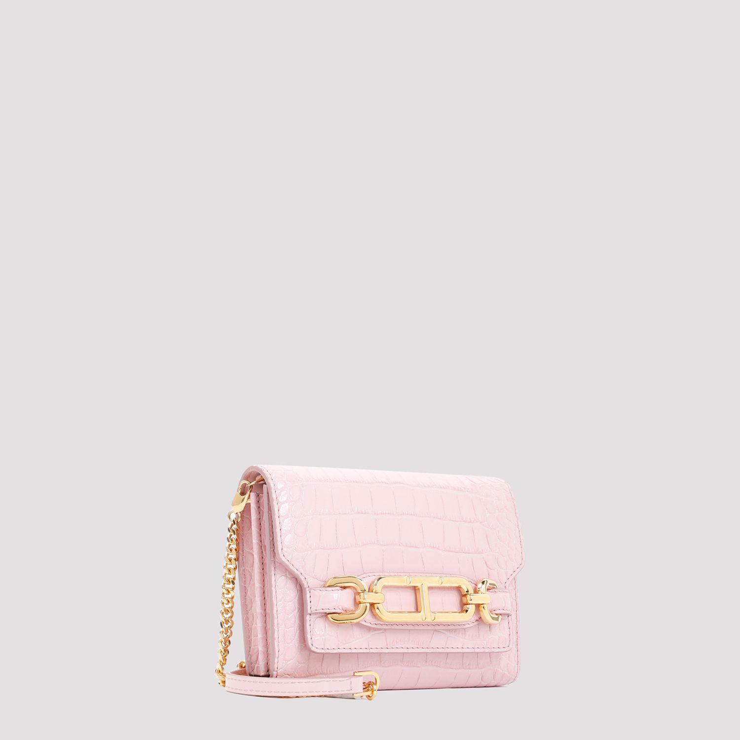 TOM FORD  Borsa da Donna in Pelle Coccodrillo Rosa Tom Ford In Saldo