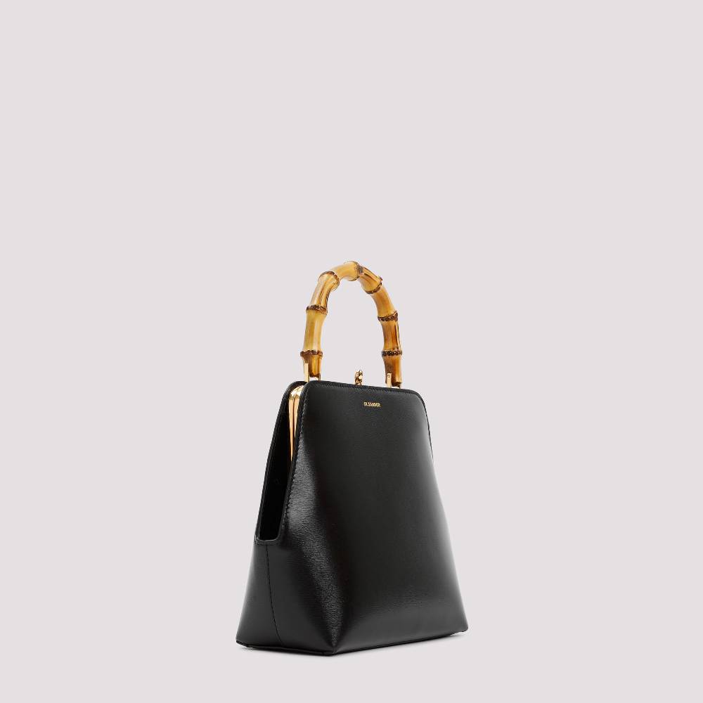 JIL SANDER  Borsa a Spalla Piccola Jil Sander Goji Nera in Pelle Nuova