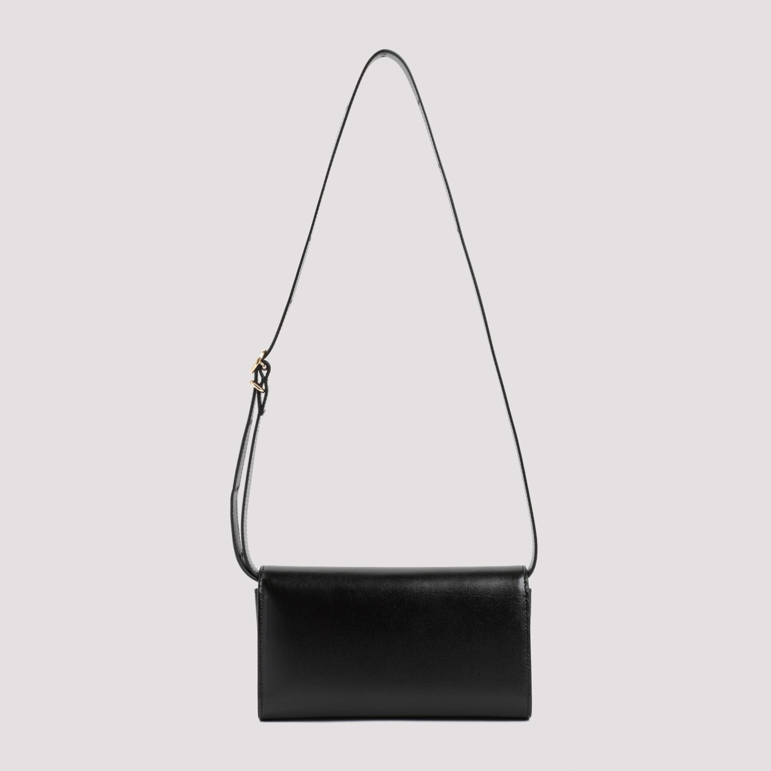 JIL SANDER  Borsa da Donna Jil Sander in Pelle di Vitello Nera con Fibbia Moda