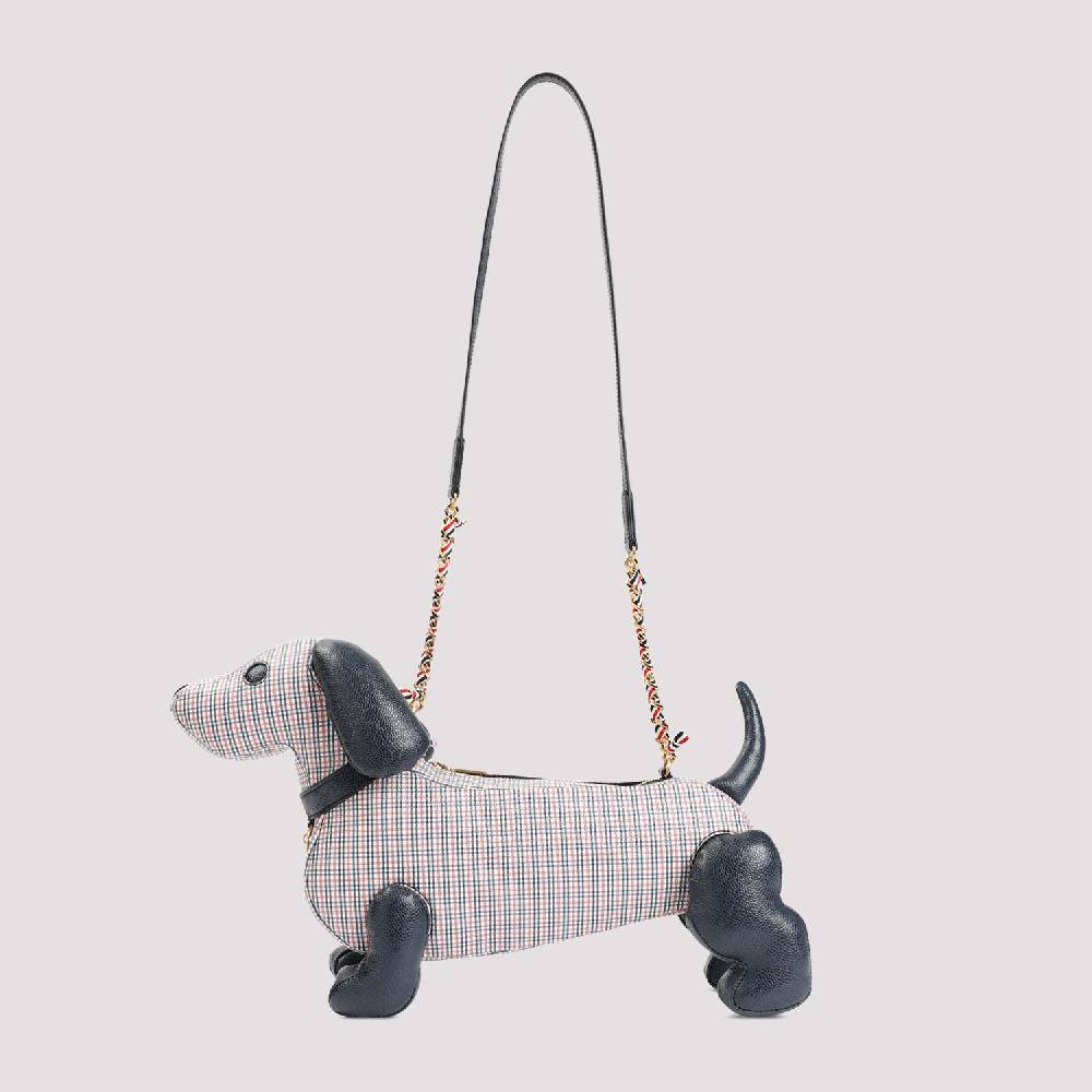 THOM BROWNE  Borsa a Mano Hector in Pelle Multicolore di Thom Browne Italia