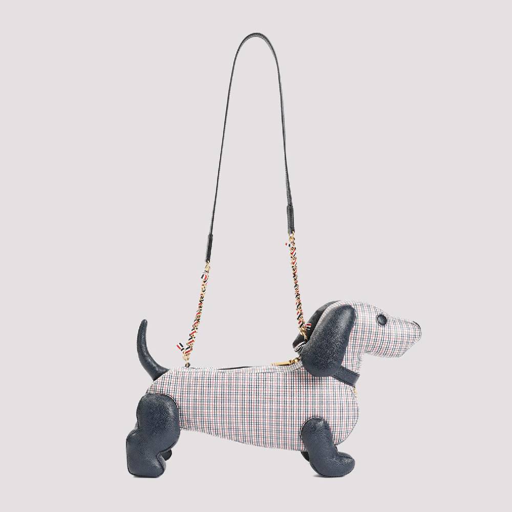 THOM BROWNE  Borsa a Mano Hector in Pelle Multicolore di Thom Browne Italia