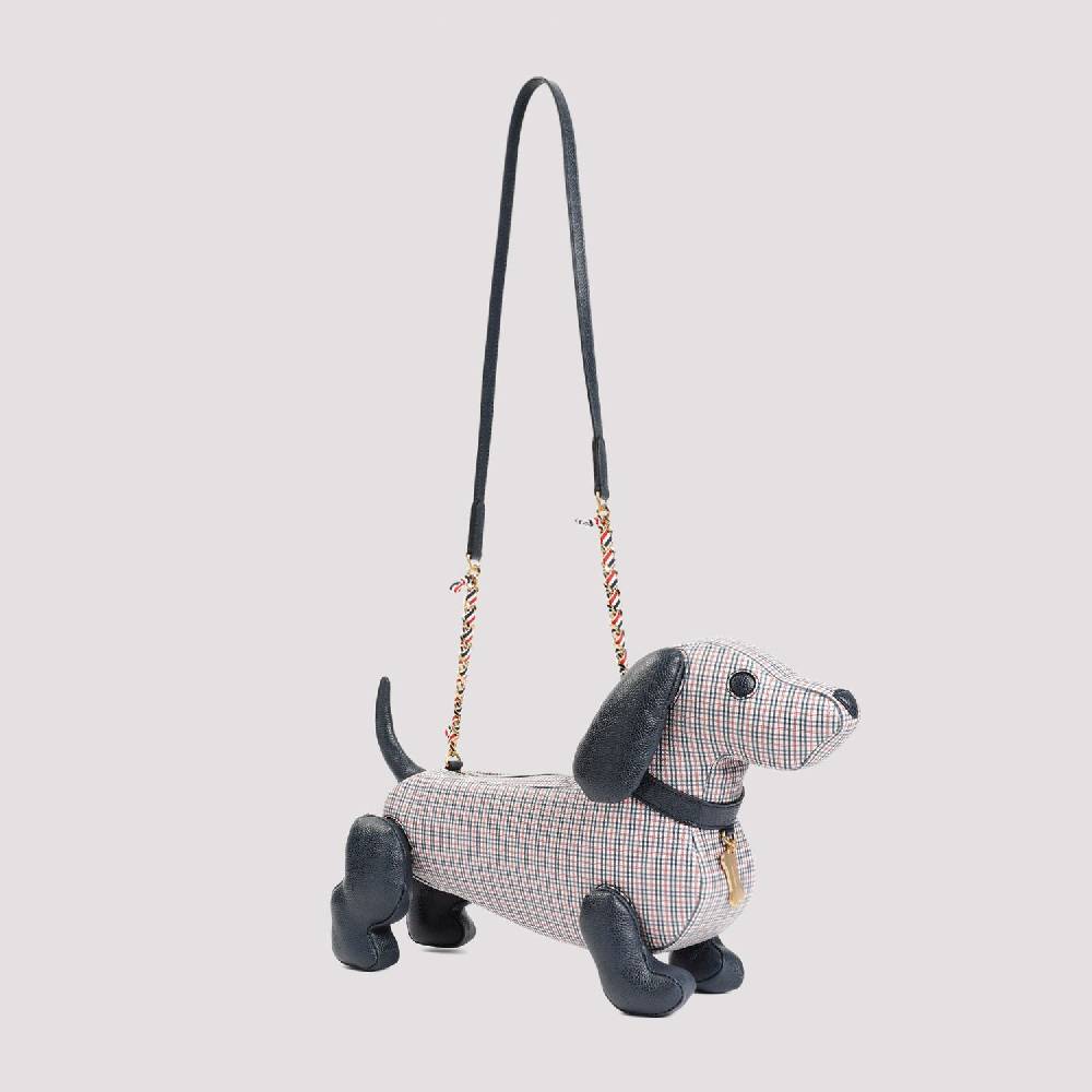THOM BROWNE  Borsa a Mano Hector in Pelle Multicolore di Thom Browne Italia