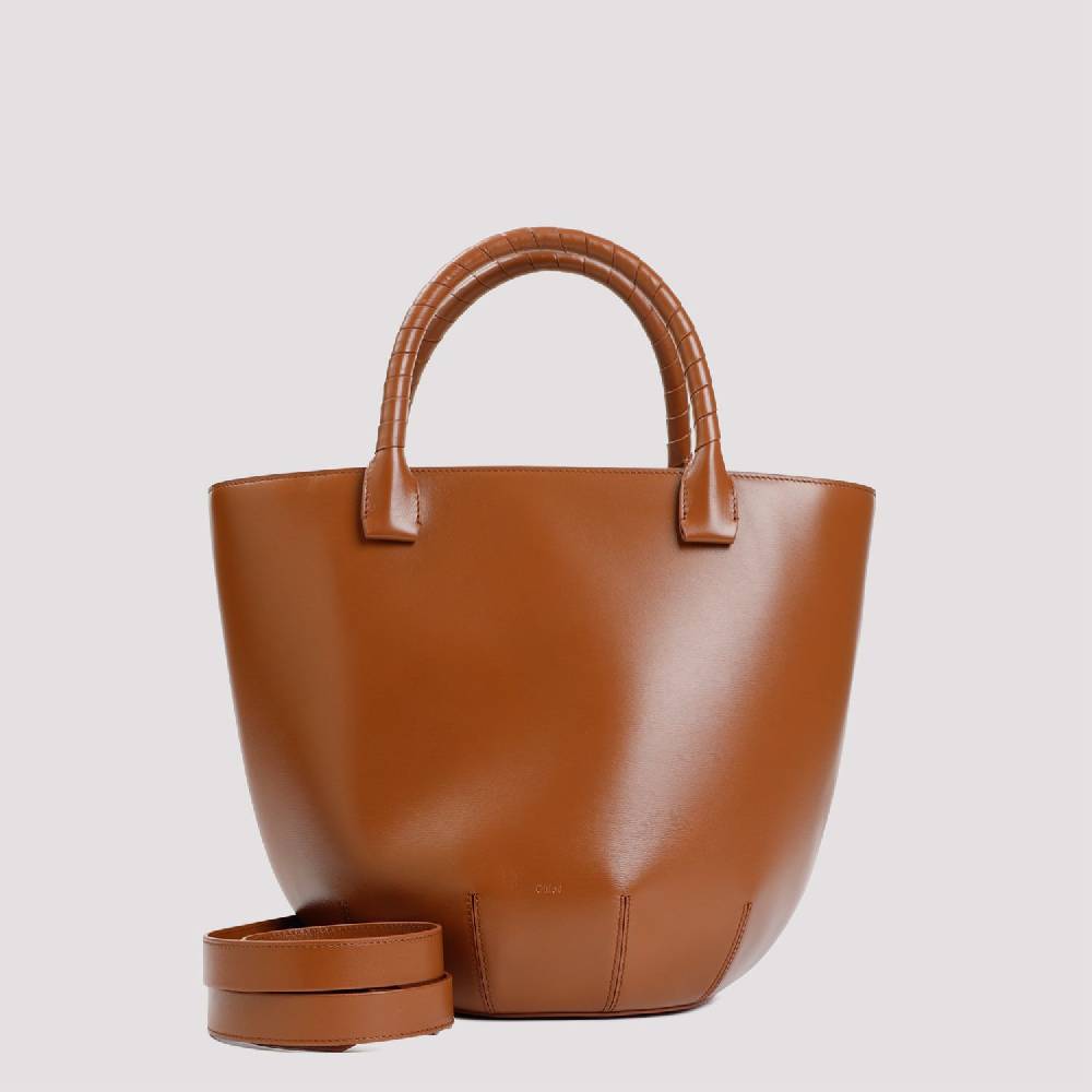 CHLOÉ  Borsa a Spalla CHLOÉ in Pelle di Vitello Marrone In Linea
