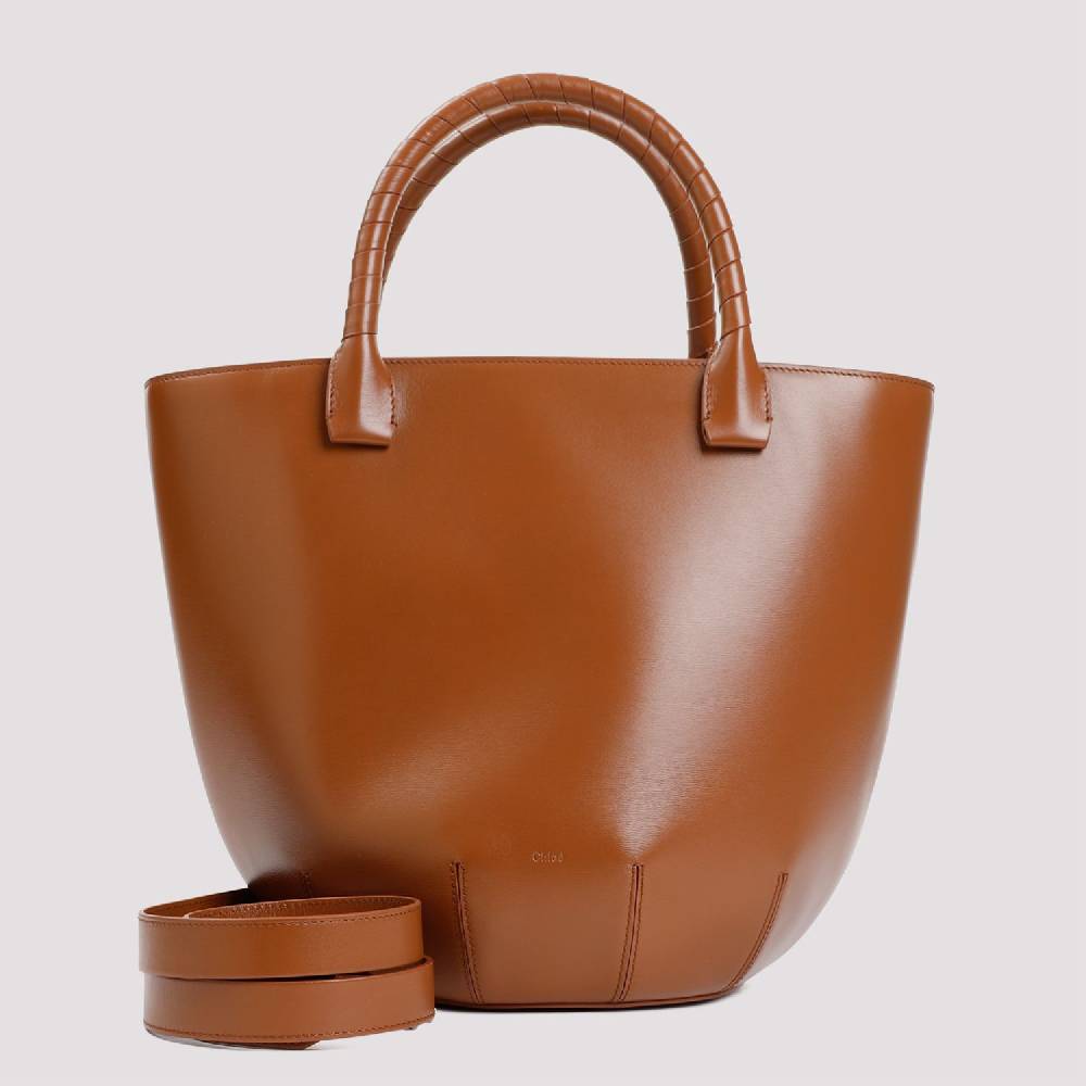 CHLOÉ  Borsa a Spalla CHLOÉ in Pelle di Vitello Marrone In Linea