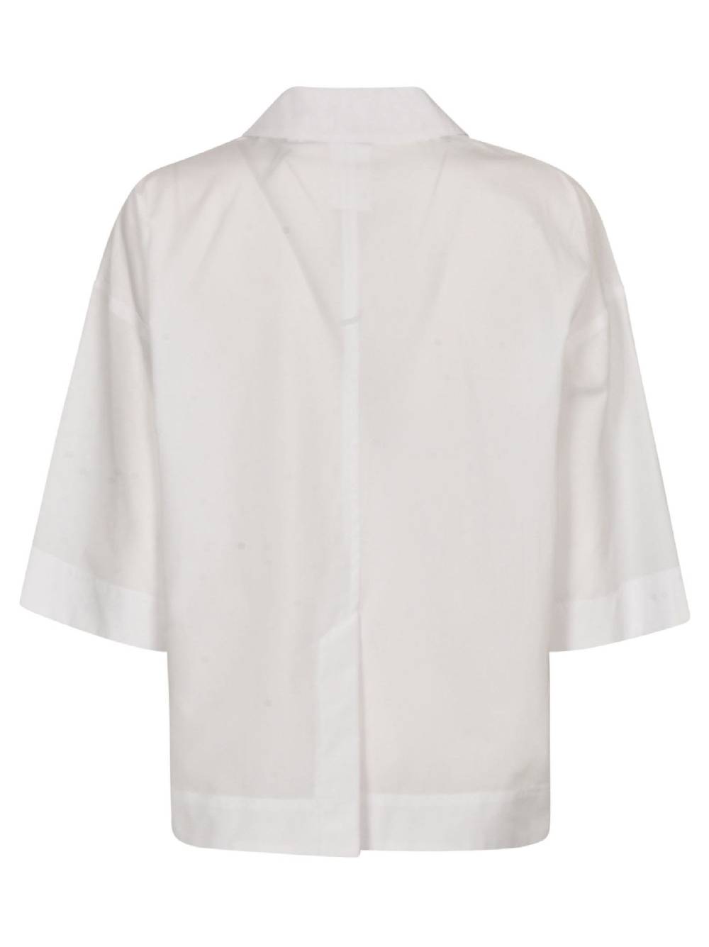 SPORTMAX  Camicia Bianca in Cotone con Dettagli Cristallo Sportmax - Abbigliamento Donna Fino Al -60%