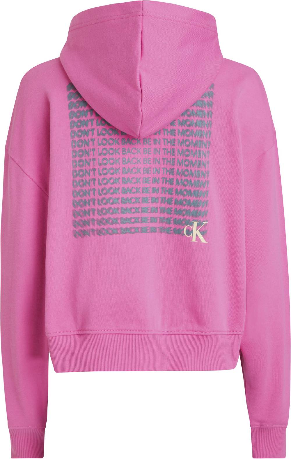 CALVIN KLEIN  Felpa con Cappuccio in Cotone Fucsia Calvin Klein - Abbigliamento Donna Convenienza