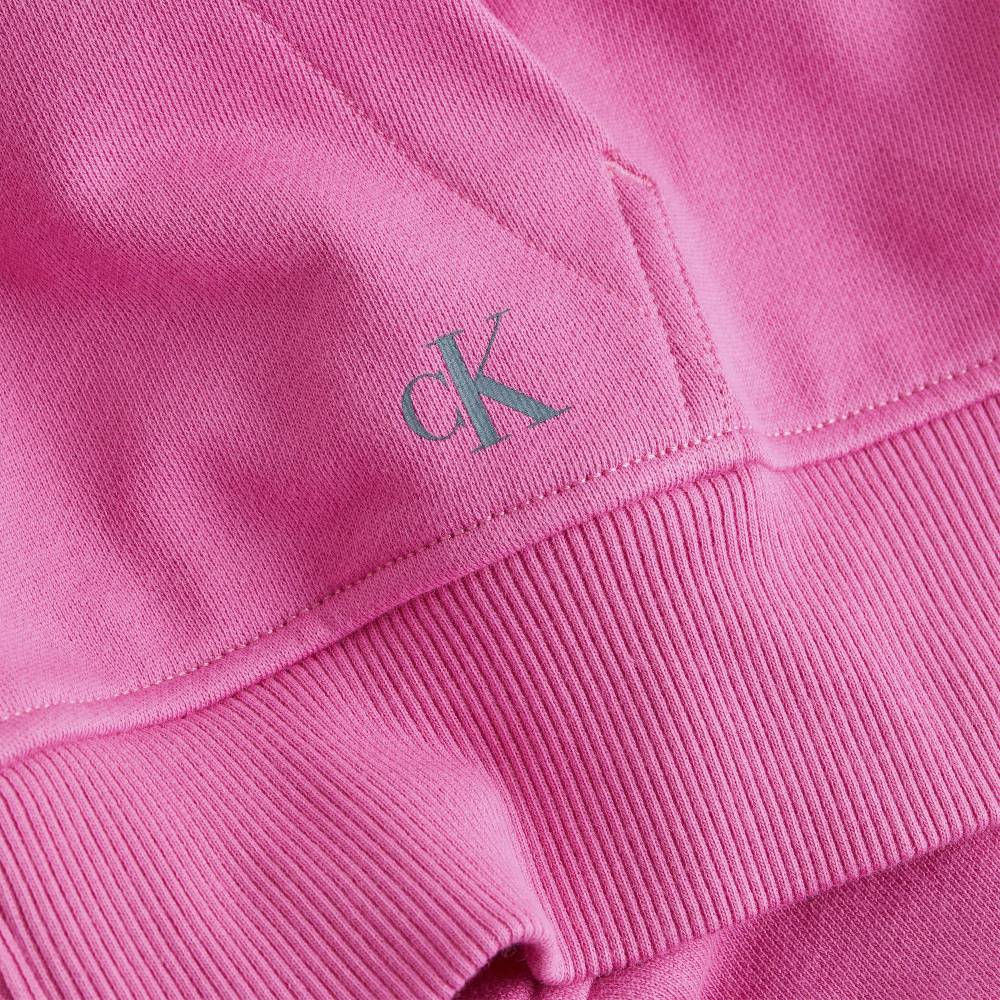 CALVIN KLEIN  Felpa con Cappuccio in Cotone Fucsia Calvin Klein - Abbigliamento Donna Convenienza