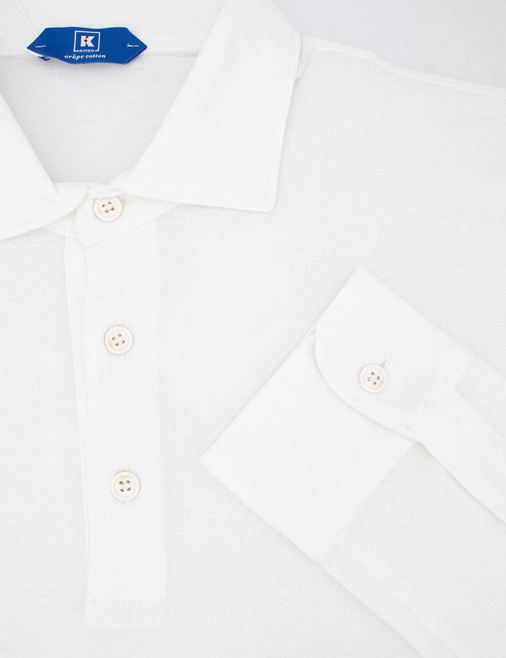 KIRED  Polo da Uomo in Cotone Bianco KIRED - Vestibilità Normale Vendita Economica