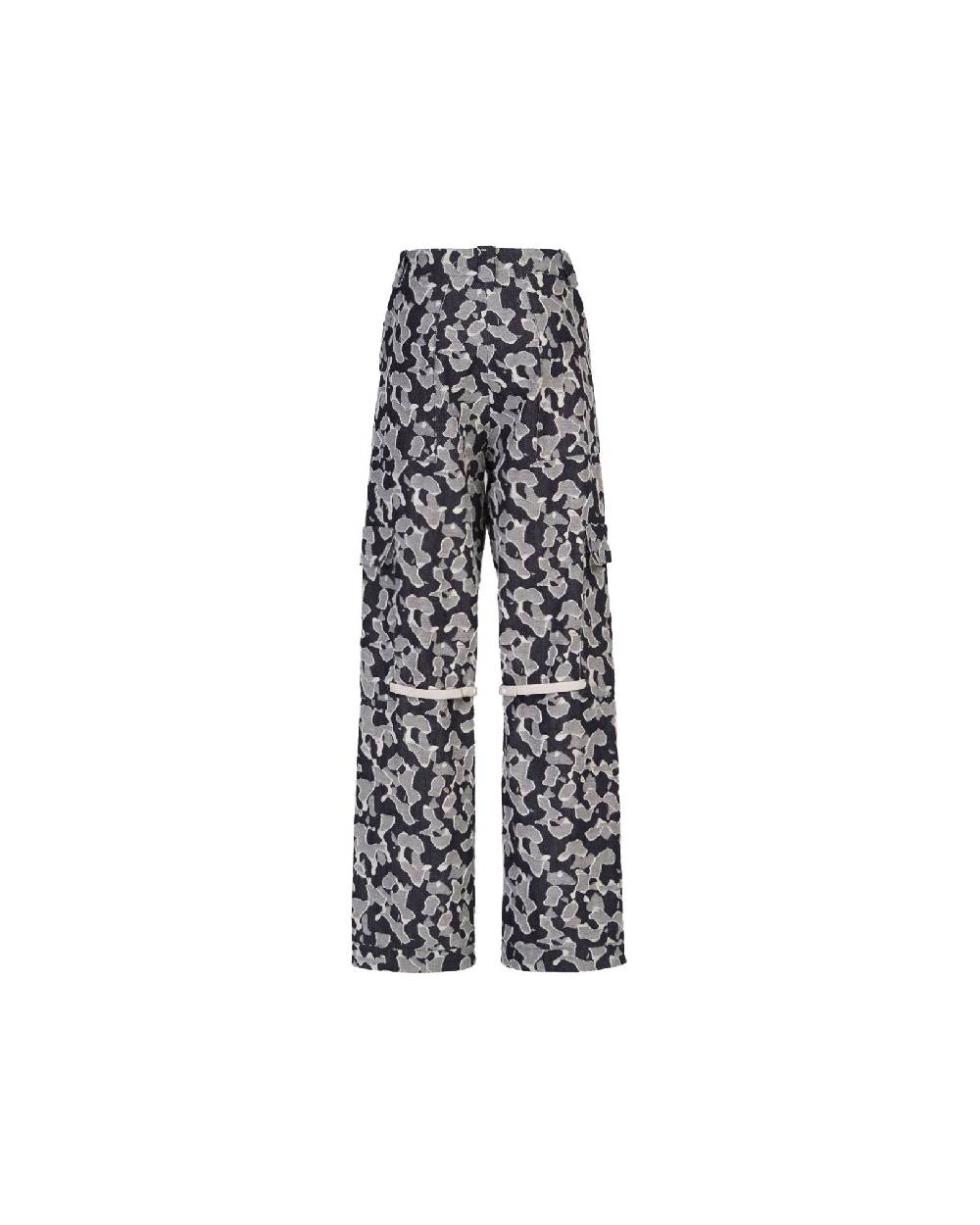 TAKATURNA  Pantaloni Denim Unisex Nero Mezzanotte e Grigio di TAKATURNA I Più Venduti