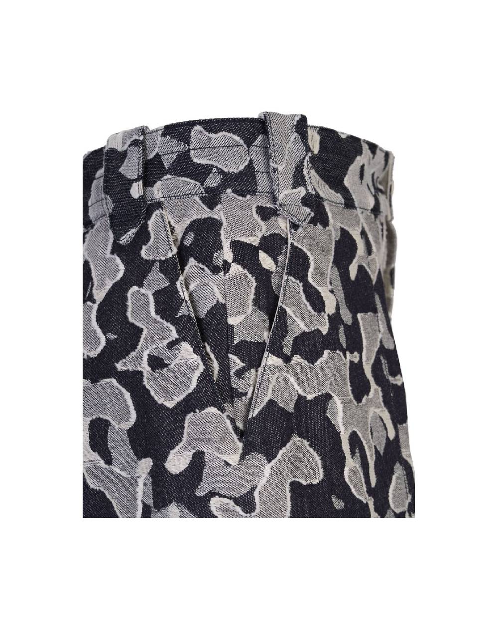 TAKATURNA  Pantaloncini Denim Cinetici Unisex TAKATURNA - Nero Mezzanotte & Grigio Vendite Flash