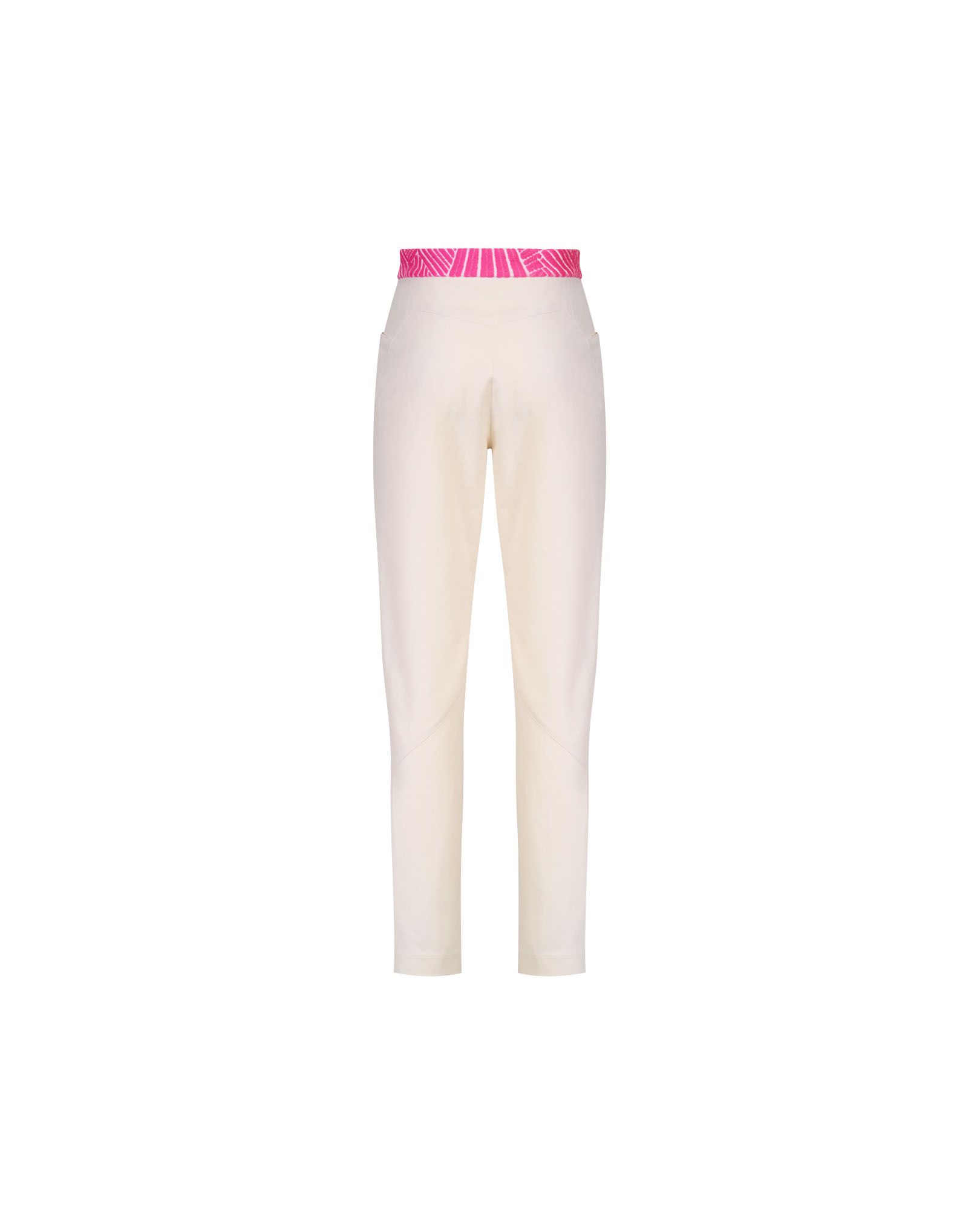 TAKATURNA  Pantaloni Cinetici Unisex Beige Chiaro e Rosa Reckless Gamba Dritta - TAKATURNA In Saldo